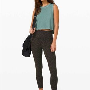 Lululemon Align Pant 25” Size 2 Formation Camo Evergreen High Rise Nulu Yoga